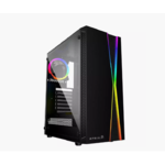 Atrix Metal and Tempered Glass Computer Case w/ RGB $36.40 + Free S/H Orders $59+