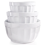 3-Piece Martha Stewart Collection Fluted Melamine Bowls $11.76 + Free Store Pickup at Macy's or FS on $25+ for Star Members