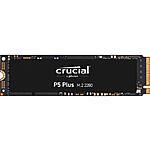 2TB Crucial P5 Plus M.2 2280 PCIe 4.0 x4 NVMe 3D NAND Internal Solid State Drive $88 + Free Shipping