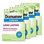 4-Pack 10-Count Dramamine Nausea Long Lasting Relief Tablets $11.57 w/ S&amp;S + Free Shipping w/ Prime or on $35+