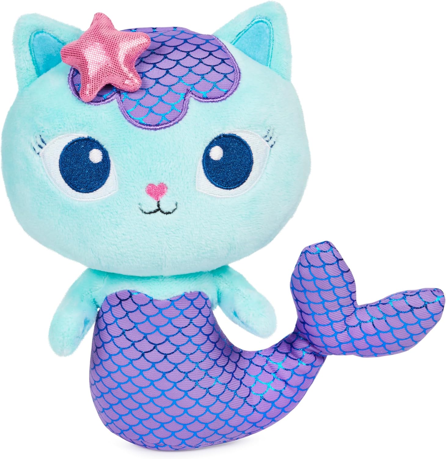 Gabby's Dollhouse Purr-ific Plush Toy: 8" Mercat $7.49, 7" Kitty Fairy $7.99 + Free Shipping w/ Prime or on $35+