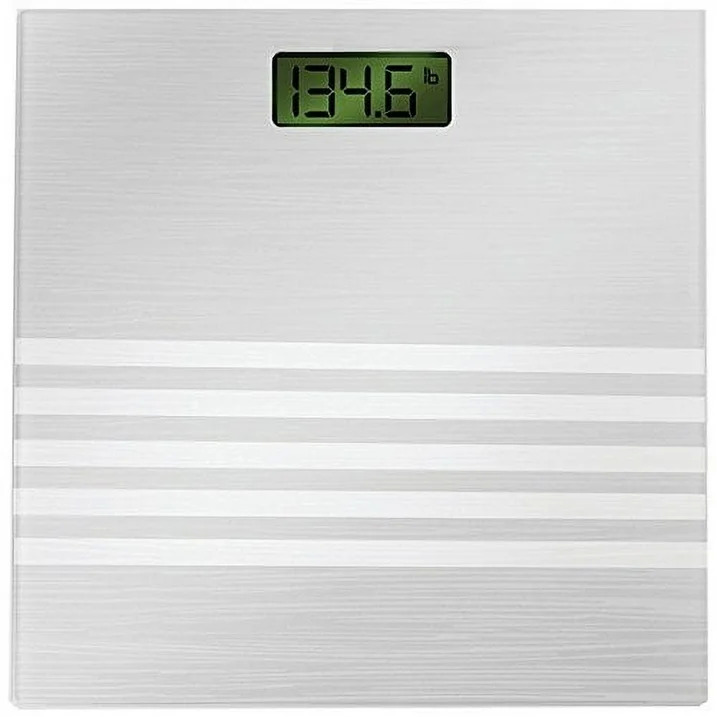 Bally Total Fitness Glass Digital Bathroom Weight Scale (Silver, 400-Lbs Capacity) $6.73  + Free S&H w/ Walmart+ or $35+