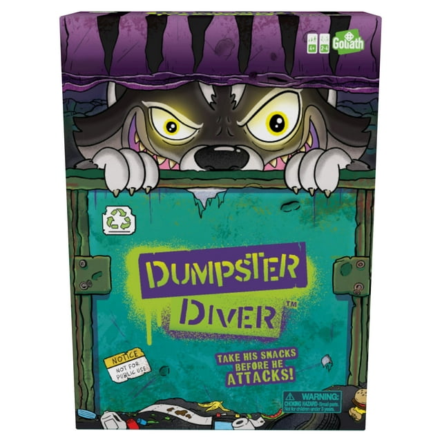 Goliath Skill & Action Games: Dumpster Diver $3.68, Donut Dash $3.77 + Free Shipping w/ Walmart+ or on $35+