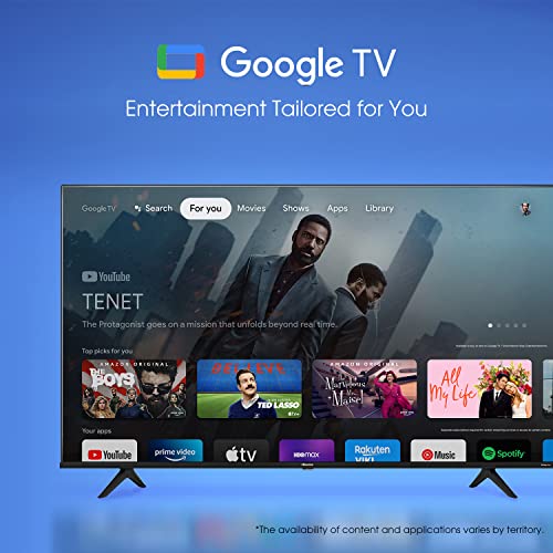 Hisense A6 Series 75-Inch Class 4K UHD Smart Google TV with Voice Remote, Dolby Vision HDR, DTS Virtual X, Sports & Game Modes, Chromecast Built-in (75A6H, 2022 New Model) $499.98