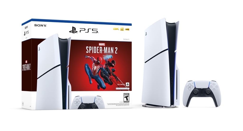 PlayStation 5 Disc Console Slim - Marvel's Spider-Man 2 Bundle - Walmart.com - $449