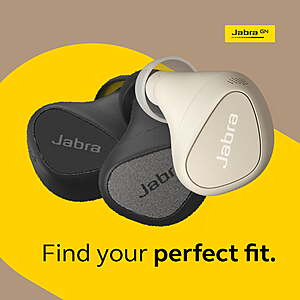 Jabra Elite 5 True Wireless In-Ear Bluetooth Earbuds, Active Noise Cancelling $84.99 + Free Shipping - Walmart