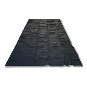 AutoFloorGuard AFG8020 20 Ft x 7.3 Ft Large Size Garage Carpet Mat, Black