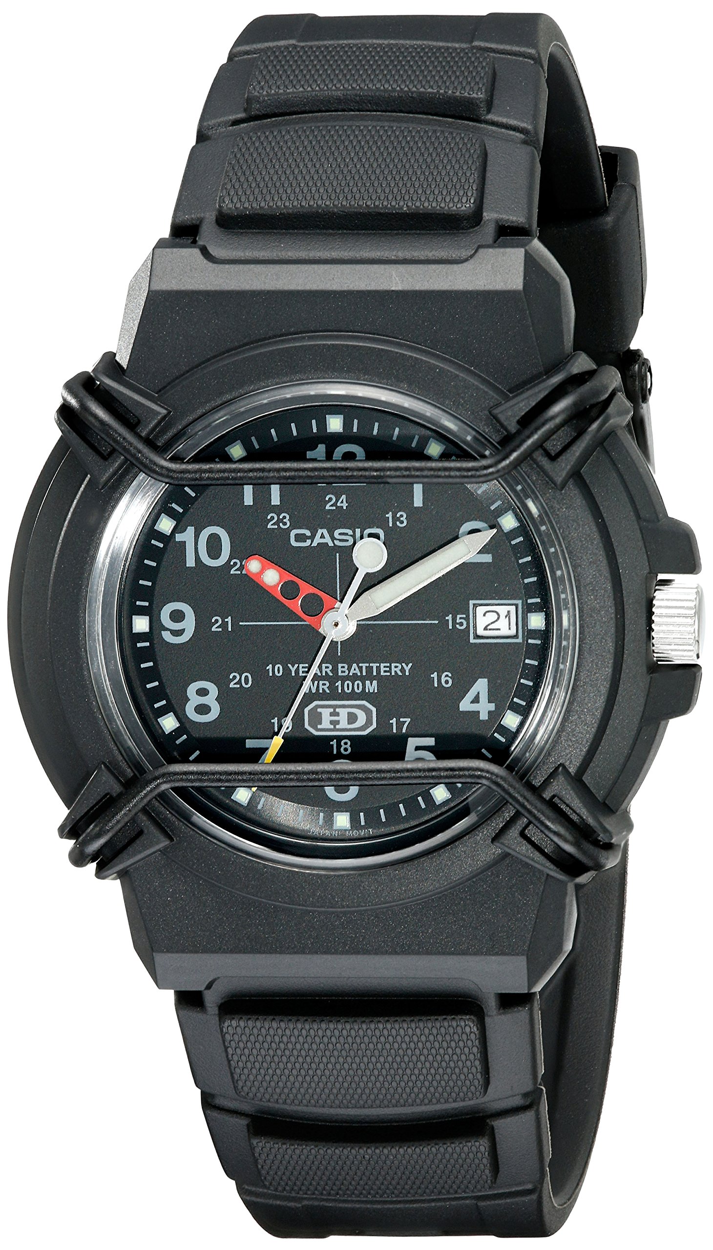 CASIO Men's HDA600B-1BV 10-Year Battery Sport Watch $17.54