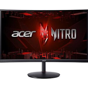 Acer Nitro XZ271U 27" 1500R Curved Zero-Frame(2560 x 1440) Monitor with AMD FreeSync Premium Technology, Up to 240Hz, 1ms VRB $191.99 with Free Shipping