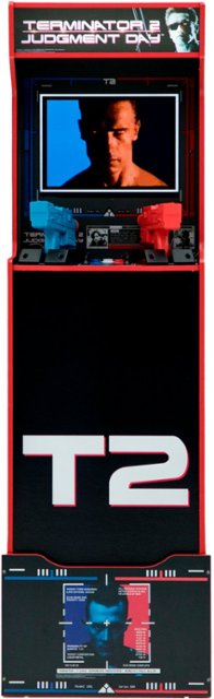 Arcade1UP Terminator 2 Judgment Day with Riser and Lit Marquee Arcade Game Machine $300
