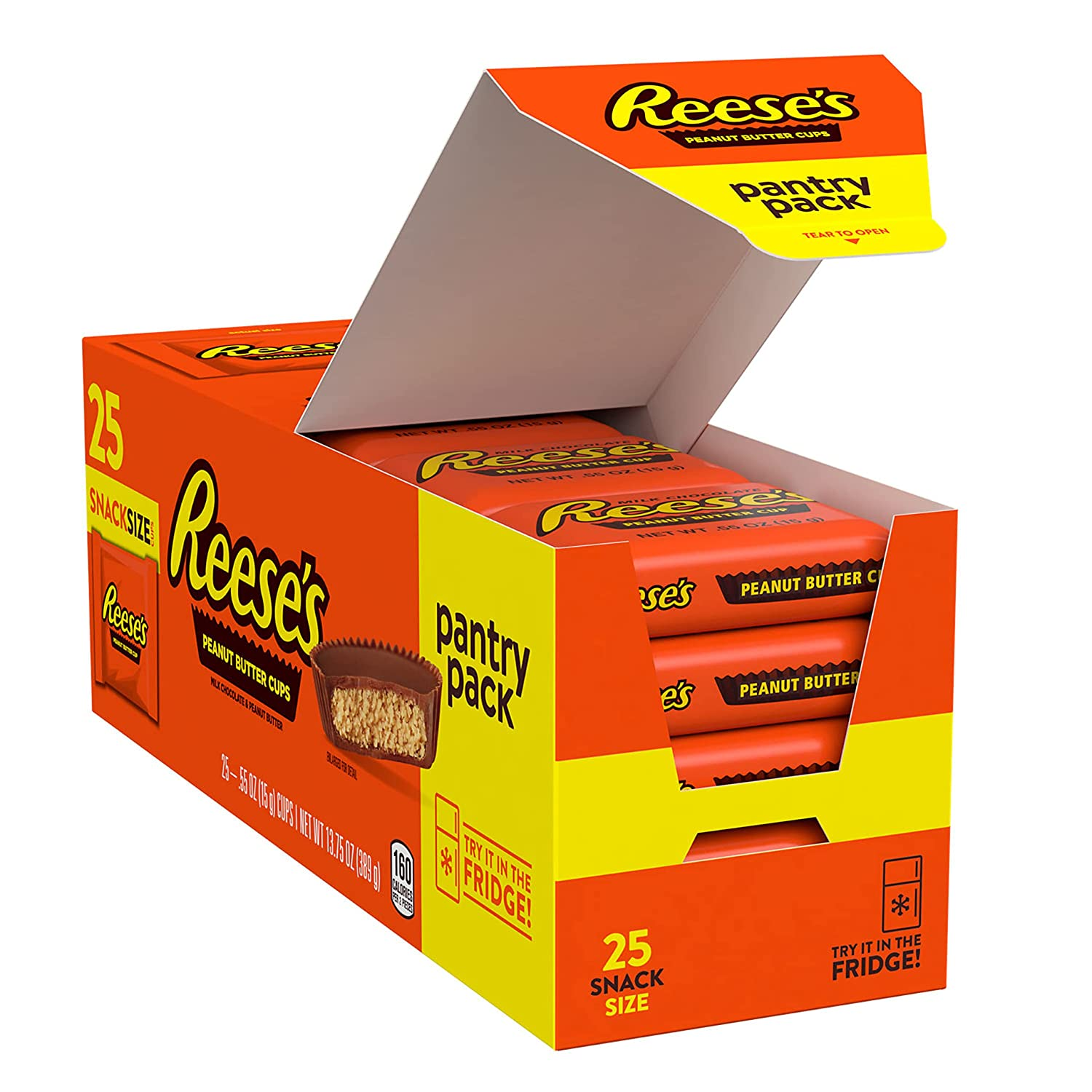 REESE'S Milk Chocolate Peanut Butter Cups 13.75 oz (25 Pieces) $5.88 at Amazon
