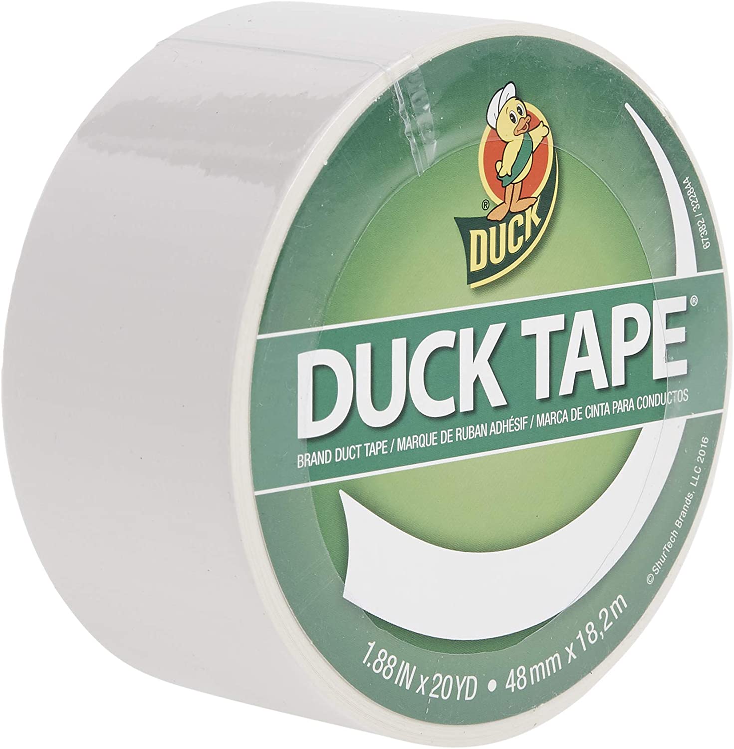 Amazon.com: Duck 1265015 1.88" x 20 yd Winking Tape, Single Roll, White : Industrial & Scientific $1.99