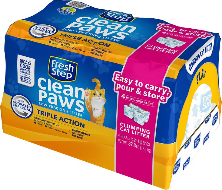 22.5-Lb Fresh Step Clumping Clay Cat Litter + Litter Genie ...