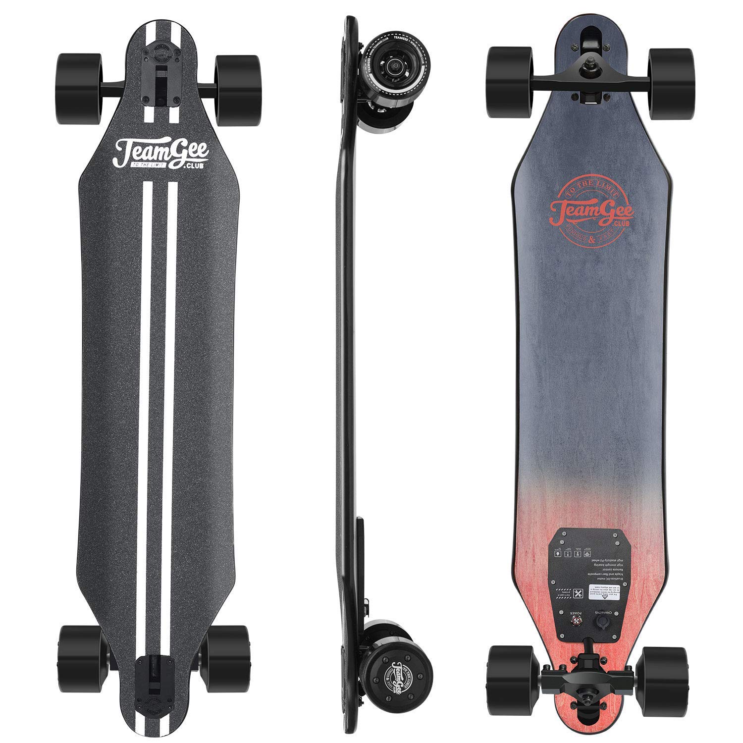 teamgee H5 37\u0026quot; Electric Skateboard w\/ Remote Control @ Amazon 15% off AC \/ Free Prime Shipping 