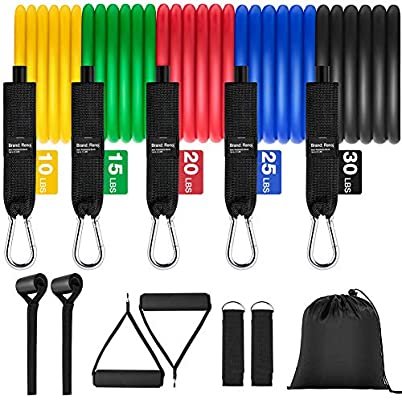 11 Pack Resistances Bands Set for Exercise Bands (150LBS and 100LBS $13.19