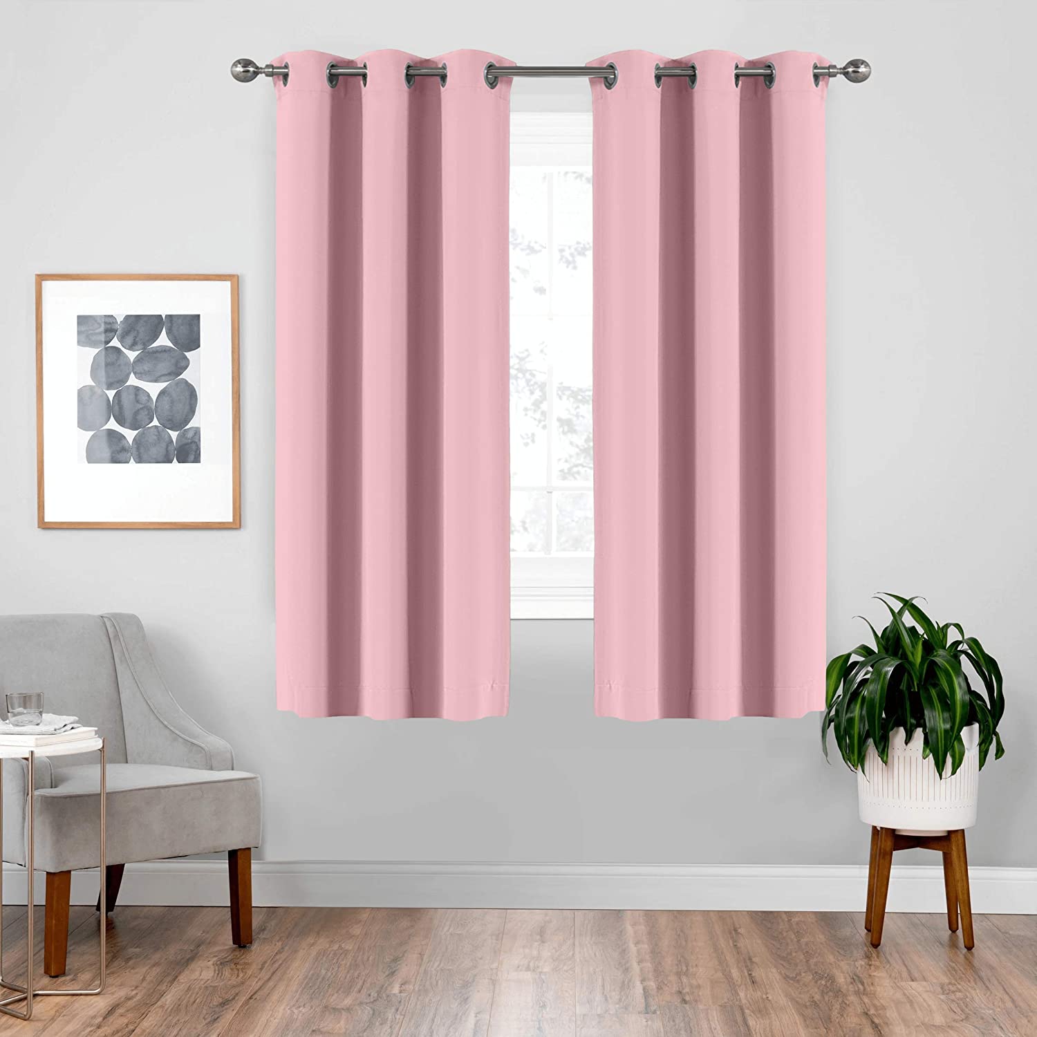 downluxe Room Darkening Grommet Curtains @ Amazon 48% off AC / Free Prime Shipping $14.99