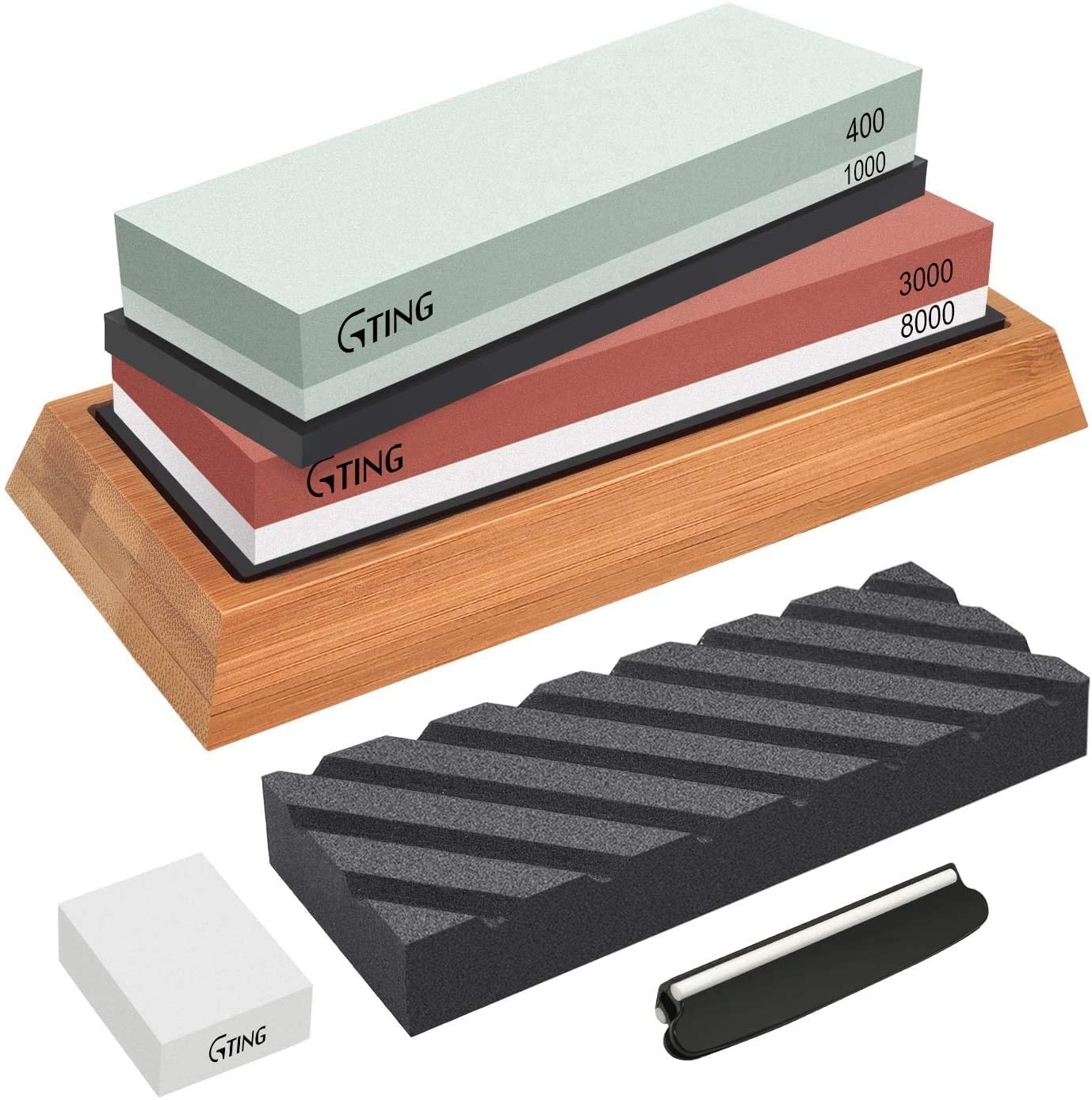 G-TING Knife Sharpening Whetstone Kit  (400/1000 and 3000/8000 Grit) @ Amazon 50% off AC / Free Prime Shipping $19.99