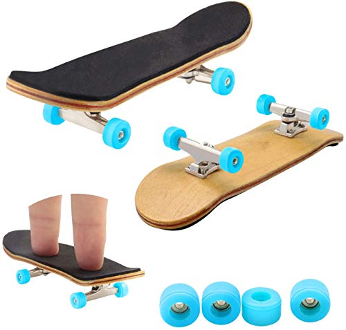 Fingerboard Finger Skateboards for Kids, Mini Maple Finger Board with Wooden Board, Professional Bearing and Wheels $5.98