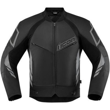 Icon Hypersport 2 Leather Jacket - Black MD LG or XL $174.95