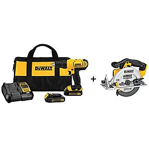 DeWalt DCD771C2 Max Li-ion Compact Drill and Driver Kit, 20 V