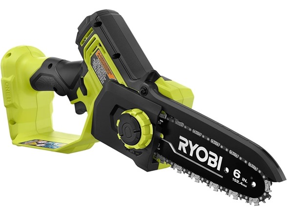Ryobi ONE+ 18V 6" Battery Compact Pruning Mini Chainsaw - TOOL ONLY $74.99