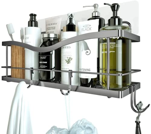  DILEASIR Shower Caddy - 6-Pack Shower Shelves, Adhesive Shower  Organizer Hanging No Drilling, Large Capacity Rustproof Stainless Steel Bathroom  Organizer, Shower Storage for Inside Shower : Home & Kitchen
