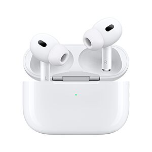 Apple AirPods Pro 2 Wireless Earbuds w/ MagSafe Case $169.99