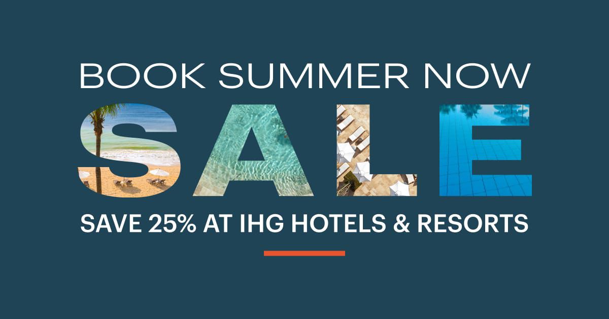 Save up to 25% at IHG Hotels & Resorts