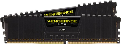 CORSAIR - VENGEANCE LPX 32GB (2PK x 16GB) 3600MHz DDR4 C18 DIMM Desktop Memory - Black $76.99