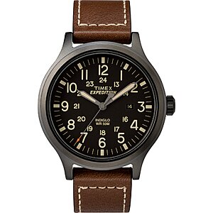 43mm Timex Expedition Scout Mens Analog Watch (Black) .20