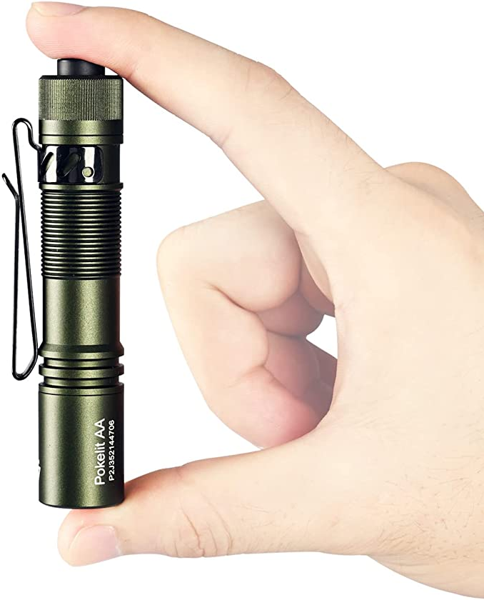 ACEBEAM Pokelit AA Rechargeable Mini Flashlight with Clip $17 $16.95
