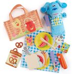 Amazon.com: Melissa &amp; Doug Blue’s Clues &amp; You! Share with Blue Picnic Play Set with Hand Puppet - FSC-Certified Materials : Toys &amp; Games $9.99