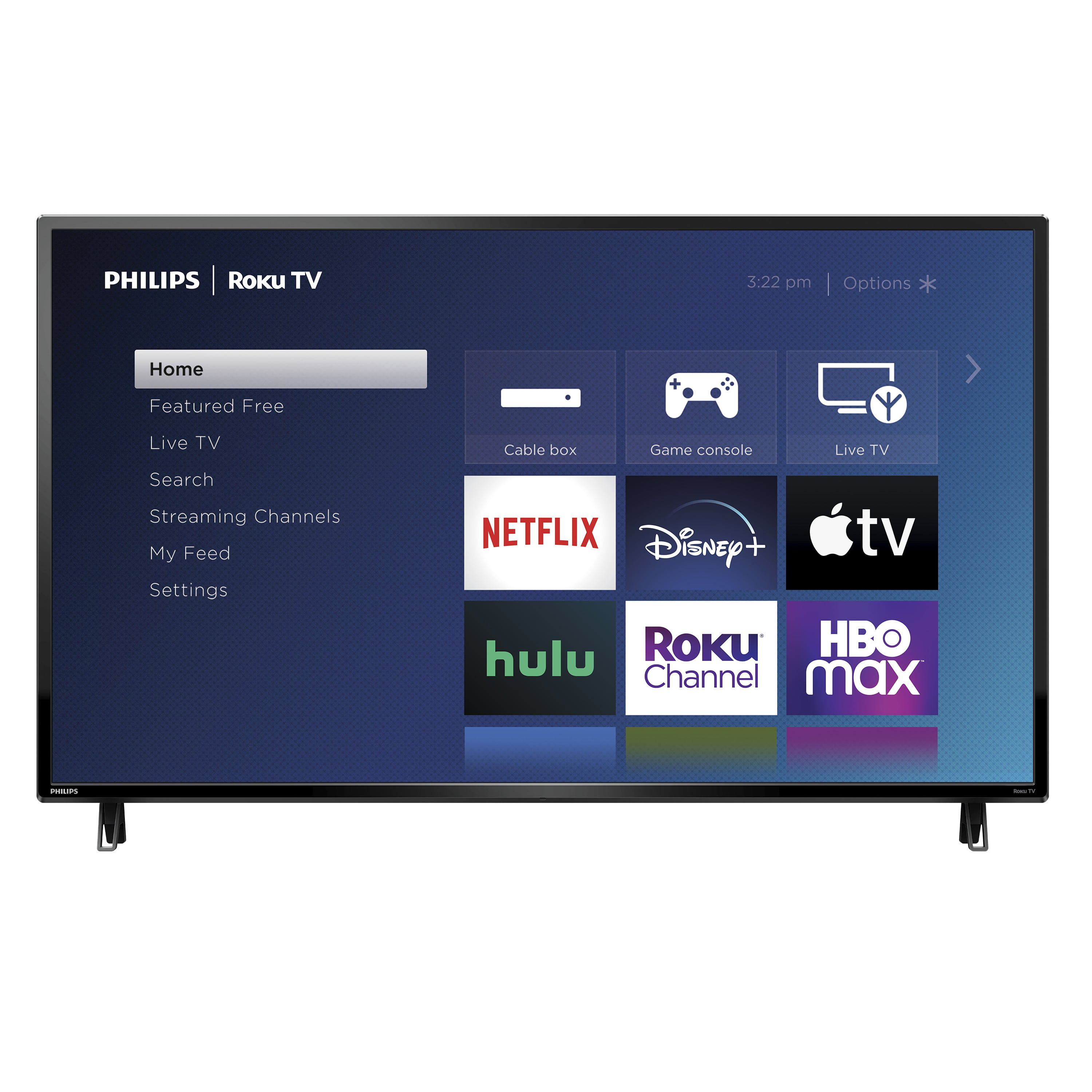 Philips 50" Class 4K Ultra HD (2160p) Roku Smart LED TV (50PFL4756/F7 W) - Walmart.com $218.00