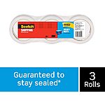 3 Rolls/Pack &quot;Heavy Duty / Industrial Strength&quot; Clear Tape -  $8.79 for Duck HP260 Brand (total 180 yd) or  $10.60 for Scotch (Total 164 yd) Free Amazon Prime Shipping
