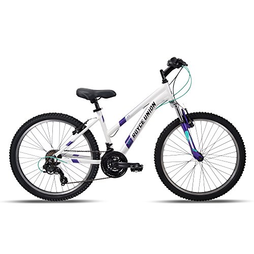Royce Union 24" Womens 21-Speed Mountain Bike, 15 Inch Aluminum Frame, Trigger Shift, White $104.29 from Amazon
