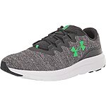 Under Armour Men's Charged Impulse 3 Knit Running Shoe, (103) Jet Gray/Green Screen/Green Screen, 9.5 (other sizes available too) $41.49