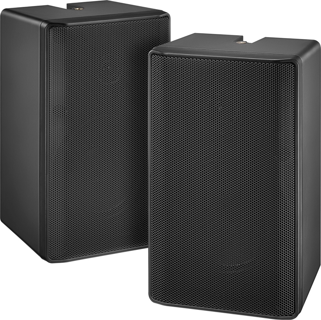 Insignia 2 way indoor outdoor speakers pair black ns iops22 24 99