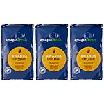 AmazonFresh Direct Trade Rwanda Ground Coffee, Light Roast, 12 Ounce (Pack of 3) $21.8