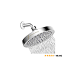 SparkPod Shower Head - High Pressure Rain - Premium Quality Luxury Design - 1-Min Install - Easy Clean Adjustable Replacement for Your Bathroom Shower Heads (Luxury Polis - $17.47