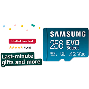 SAMSUNG EVO Select Micro SD-Memory-Card + Adapter, 512GB microSDXC 130MB/s  Full HD & 4K UHD, UHS-I, U3, A2, V30, Expanded Storage for Android
