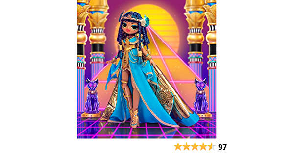 LOL Surprise OMG Fierce Collector Cleopatra Fashion Doll- Limited Edition 11.5" Premium Collector Doll with Luxe Blue & Gold Royal Outfit Accessories