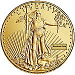 $5 1/10oz American Gold Eagle coin BU (Random Date) @eBay $136.35
