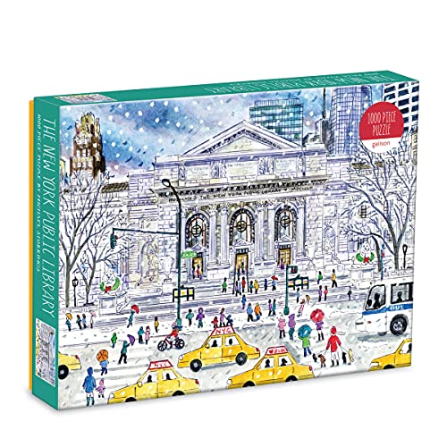 Galison Michael Storrings New York Public Library 1000 Pc Puzzle, Multicolor $5.94 at Amazon