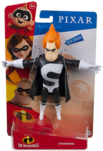 Disney and Pixar the Incredibles Syndrome Action Figure, Posable Character in Signature Look, Collectible Toy, 7.25 Inch $3.77