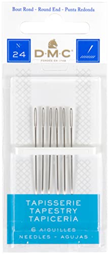 DMC 1767-24 Tapestry Hand Needles, (6-Pack, Size 24) or (5-Pack, Size 28) $1.27 at Amazon