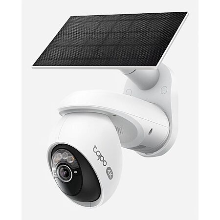 Tapo 4K Outdoor Pan/Tilt Wireless Security Camera, Solar Charging, C660 KIT