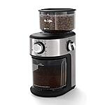 -27% Mr. Coffee Burr Coffee Grinder, Automatic Grinder with 18 Presets for French Press, Drip Coffee, and Espresso, 18-Cup Capacity, Stainless Steel $39.99