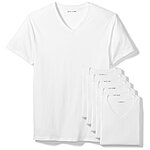 Amazon Essentials Men's V-Neck Undershirt, Pack of 6