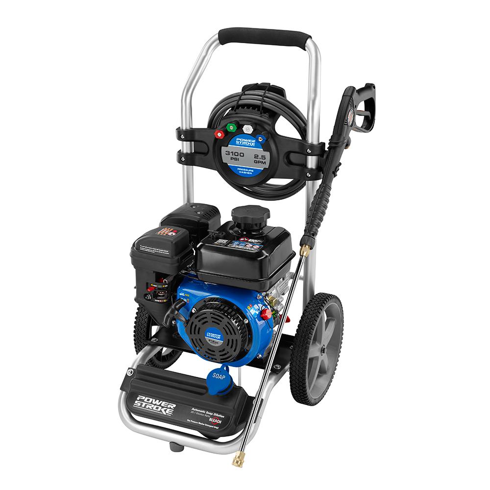 Certified pre owned Pressure washer POWERSTROKE 3100 PSI Gas 2.5 GPM Pressure Washer $164.99 Subaru engine for $169.99