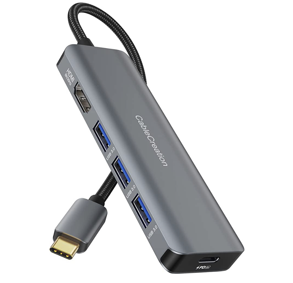 CableCreation 5-in-1 USB C Multiport Adapter $27.57